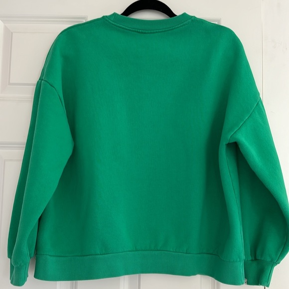 Pull&Bear Round Neck Sweatshirt with Slogan Size M - Picture 4 of 5